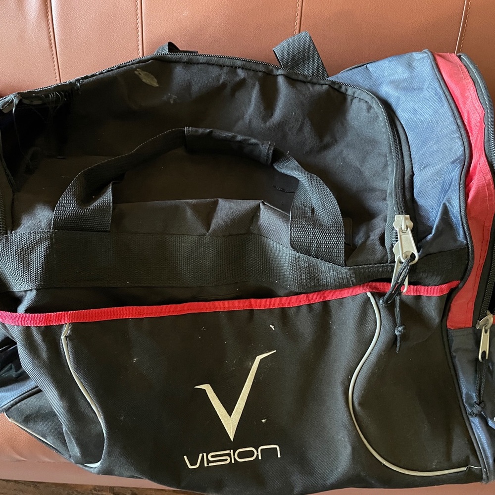Black and Red Men’s Duffel Bag